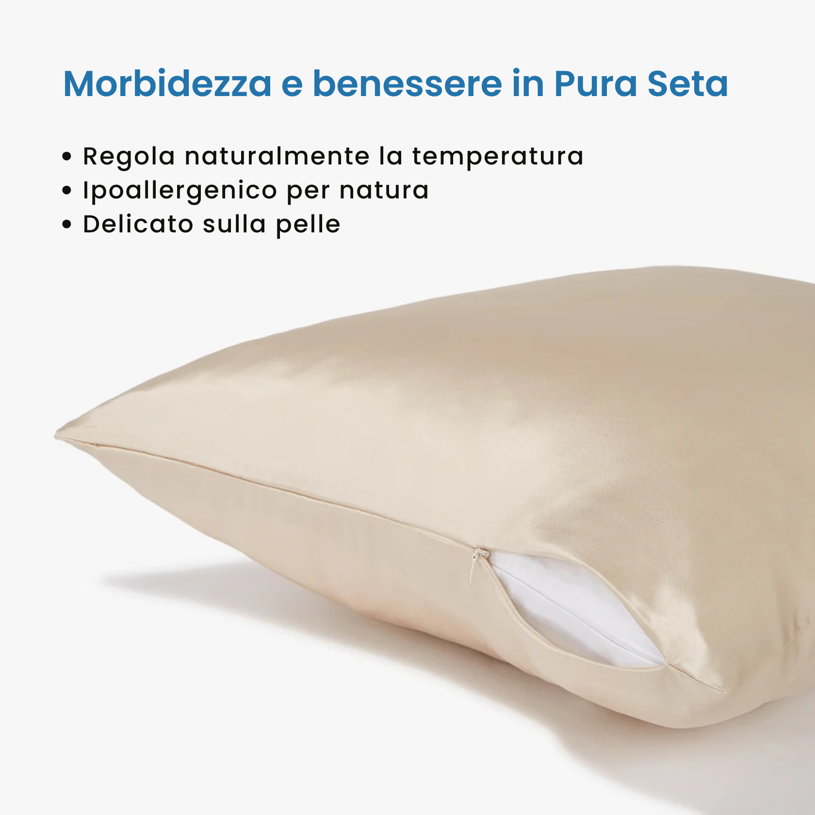 Federa Premium 100% Seta - Champagne