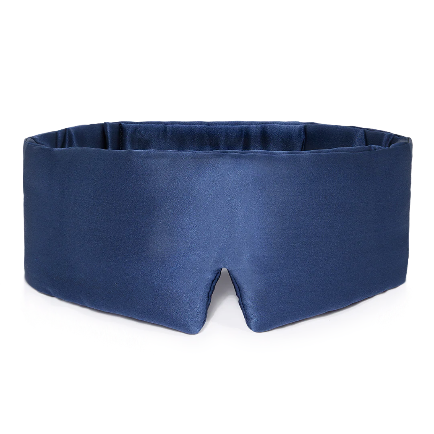 Maschera per Dormire in 100% Seta Blu