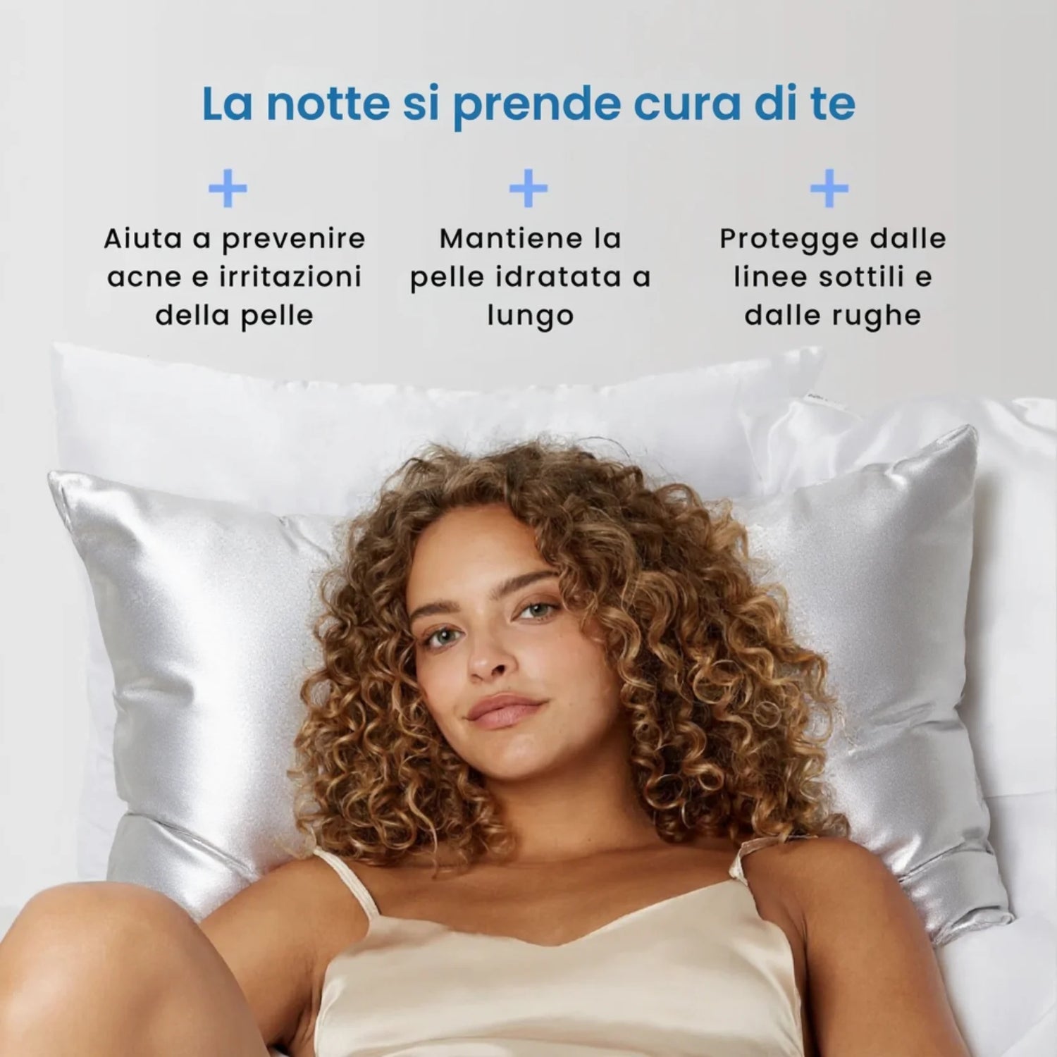 Federa in Seta Anti-Acne per Adolescenti Argento