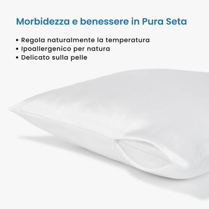 Federa Premium 100% Seta - Bianco