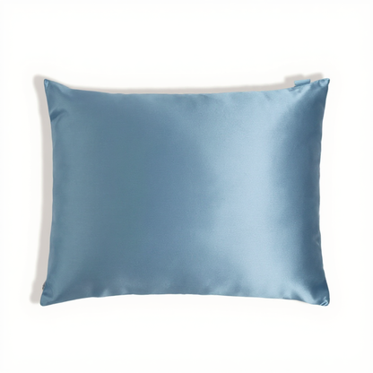 Federa Premium 100% Seta - Azzurro