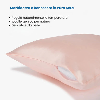 Federa in Seta Anti-Acne - Rosa