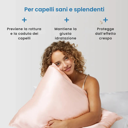 Federa in Seta Anti-Acne - Rosa
