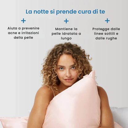 Federa in Seta Anti-Acne - Rosa